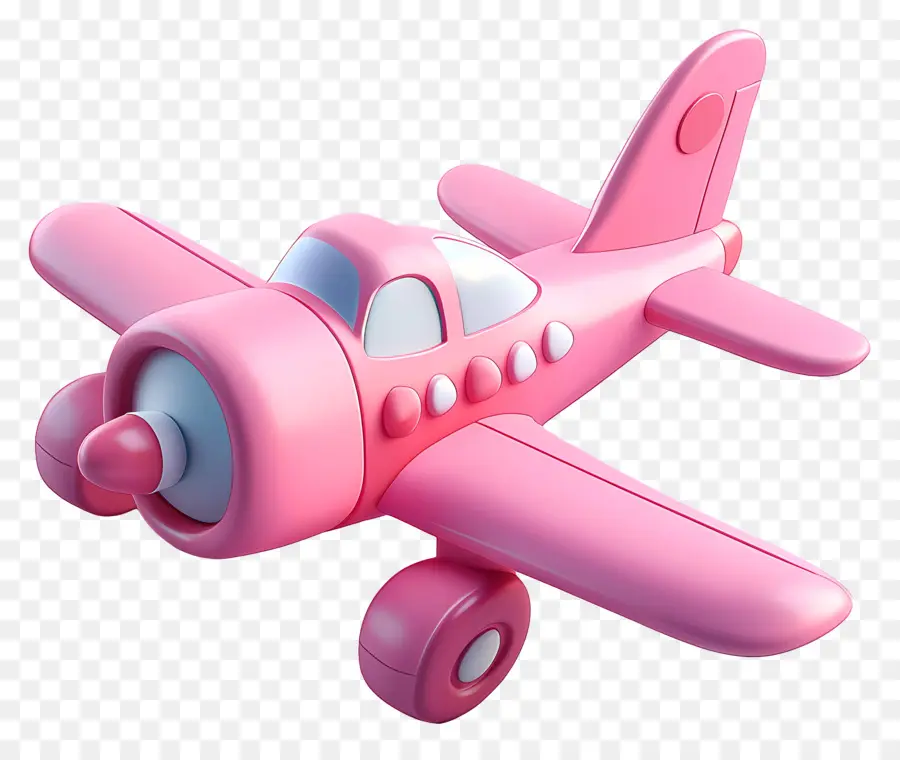 Avião Fofo，Avião Rosa PNG