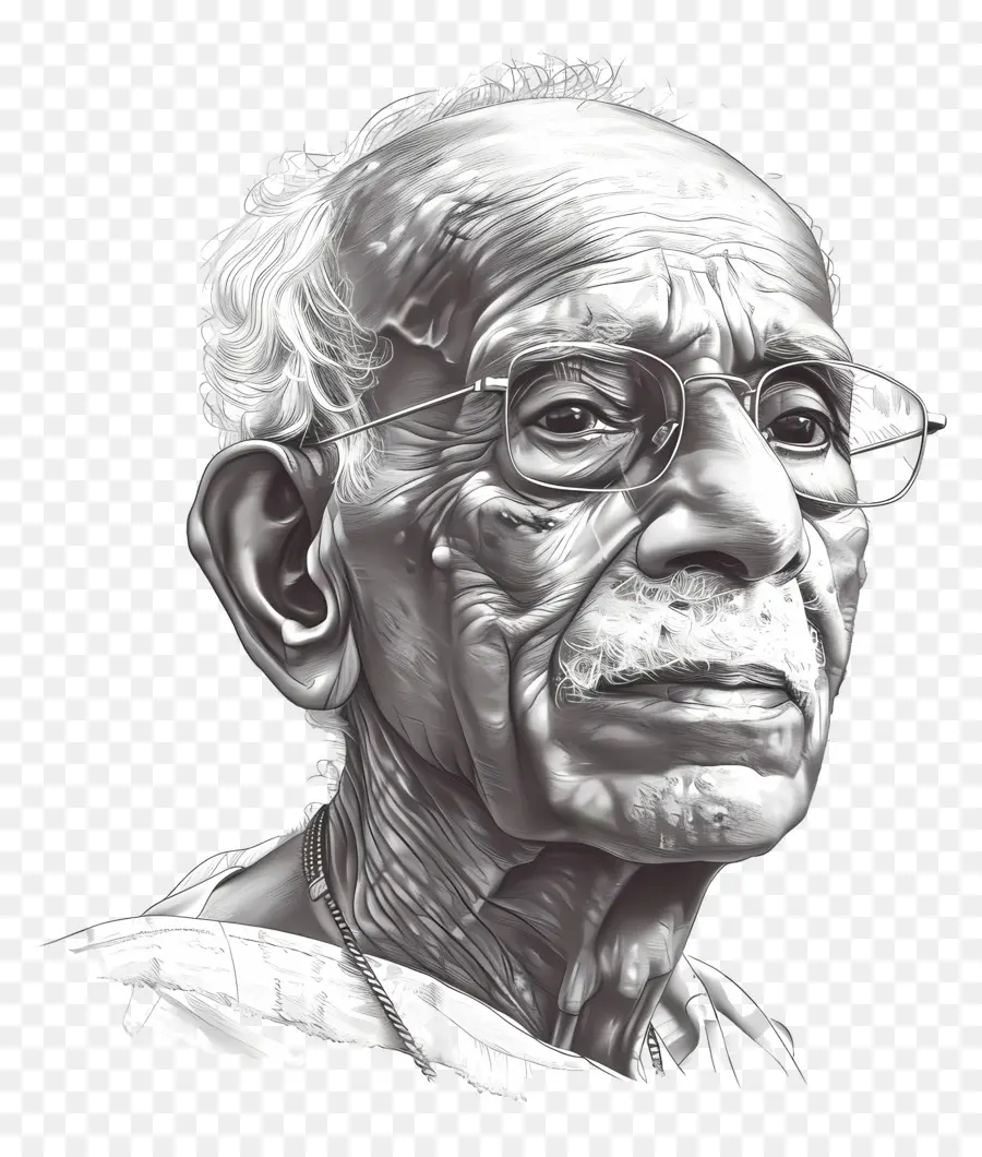 Sarvepalli Radhakrishnan，Homem Idoso PNG