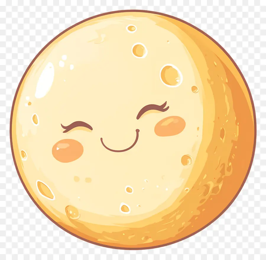 Lua Fofa，Lua Sorridente PNG