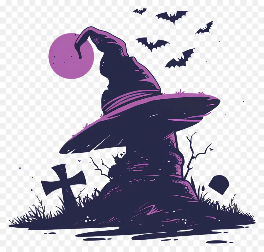 Chapéu De Bruxa De Halloween，Chapéu De Bruxa PNG