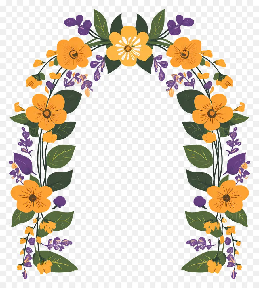 Arco De Flores，Arco Floral PNG