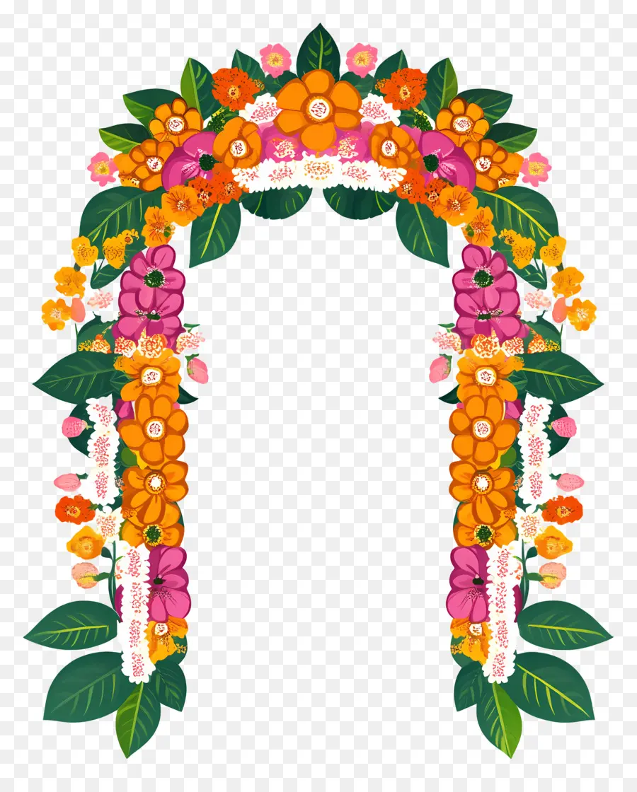 Arco De Flores，Arco Floral PNG