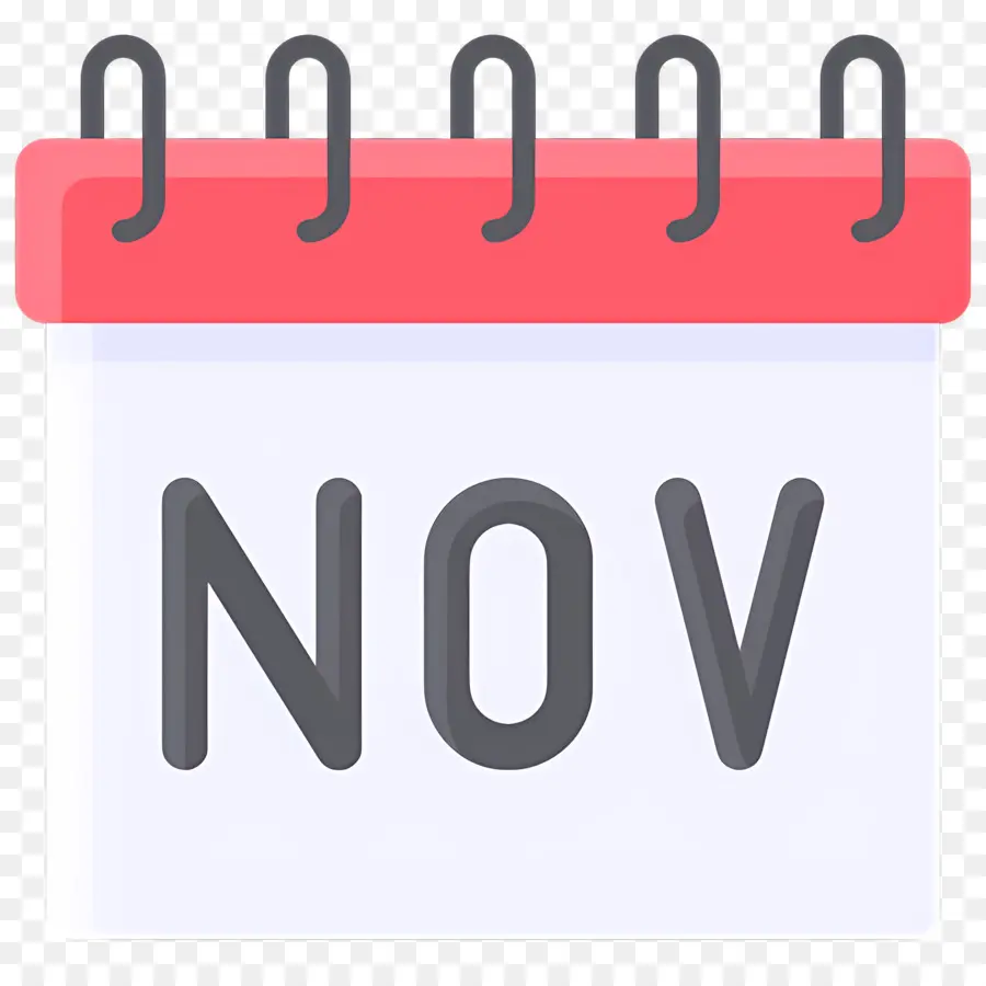 Novembro，Calendário De Novembro PNG