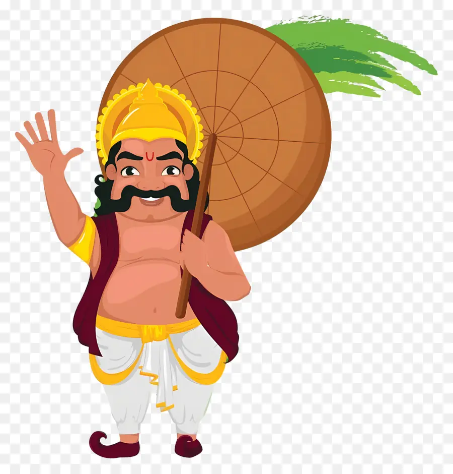 Onam，Homem Com Guarda Chuva PNG