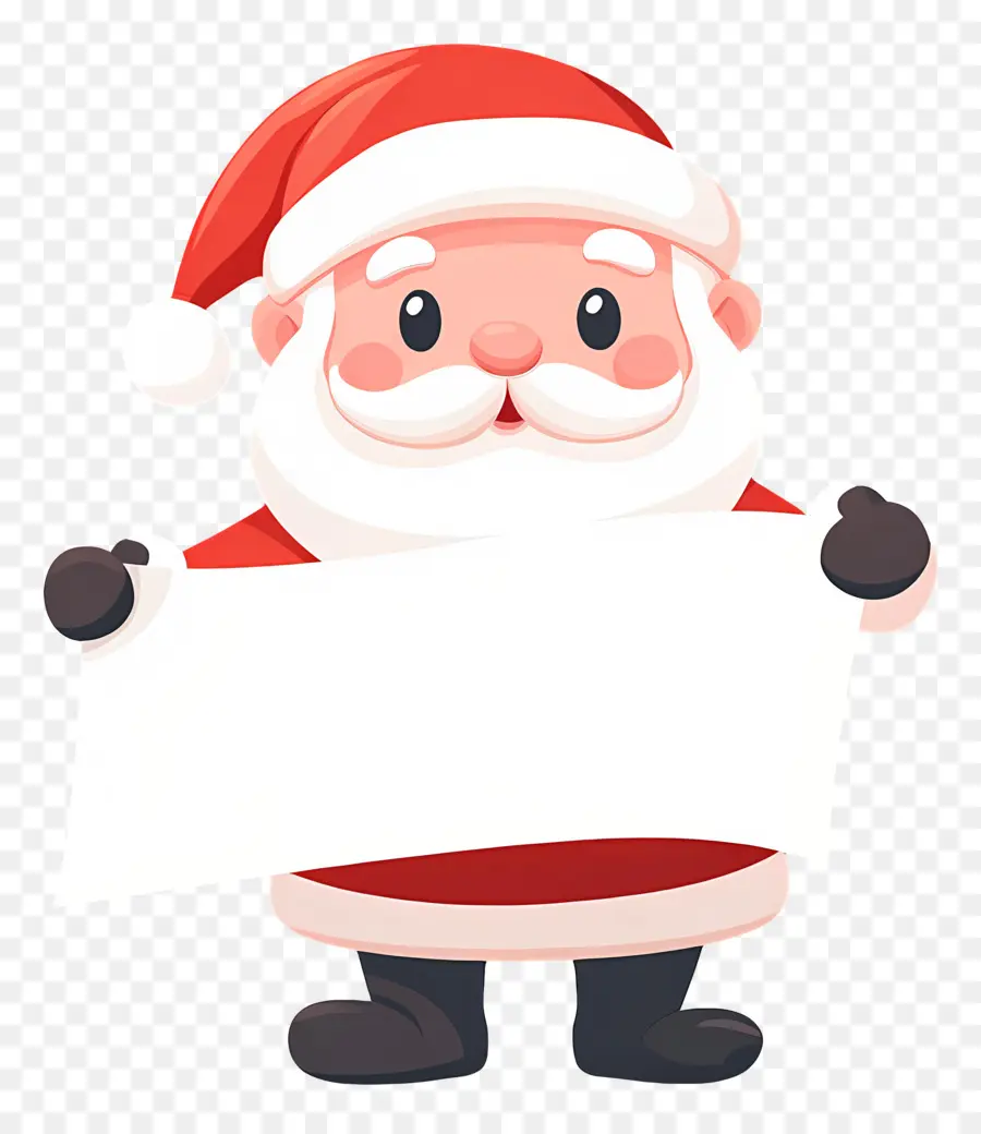 Papai Noel Segurando Uma Bandeira，Papai Noel PNG