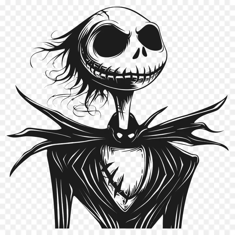 Jack Skellington，Personagem Esqueleto PNG