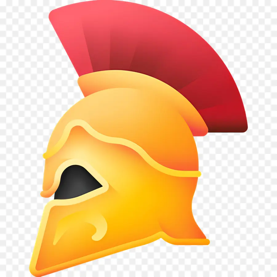 Espartano，Capacete Espartano Dourado PNG