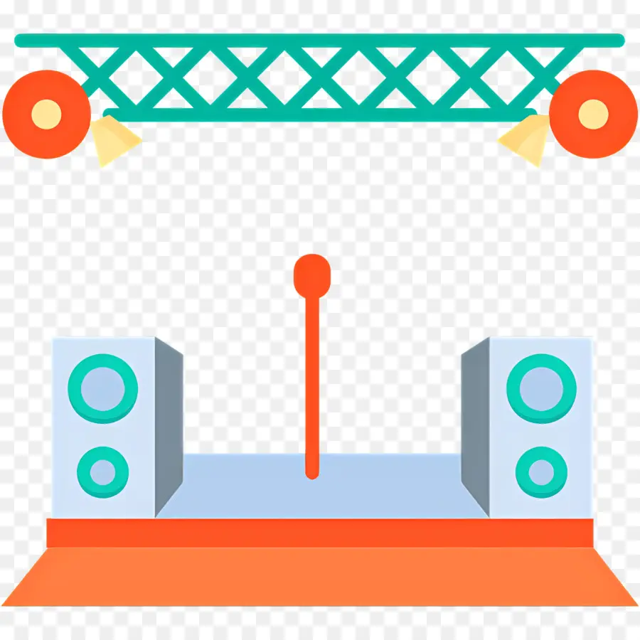 Iluminação De Palco，Configuração Do Palco PNG