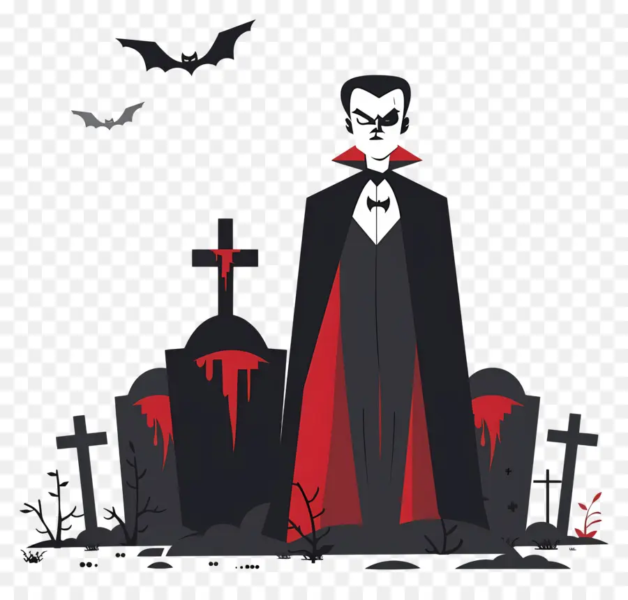 Drácula De Halloween，Vampiro PNG