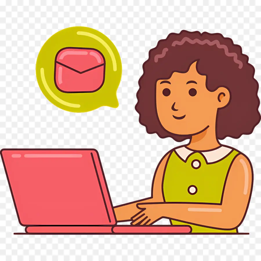 Mulher De Negócios，Mulher Usando Laptop PNG