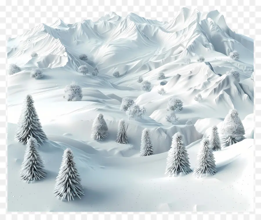 Paisagem De Neve，Paisagem Nevada PNG