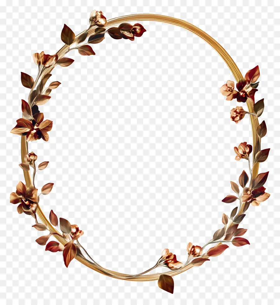 Moldura Oval Para Casamento，Coroa De Ouro PNG