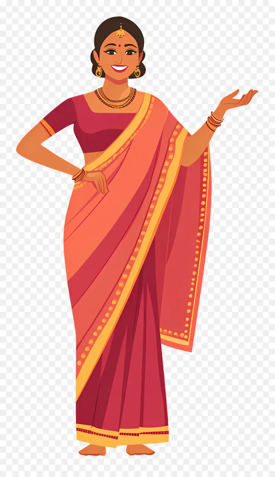 Sari Indiano，Mulher Tradicional PNG