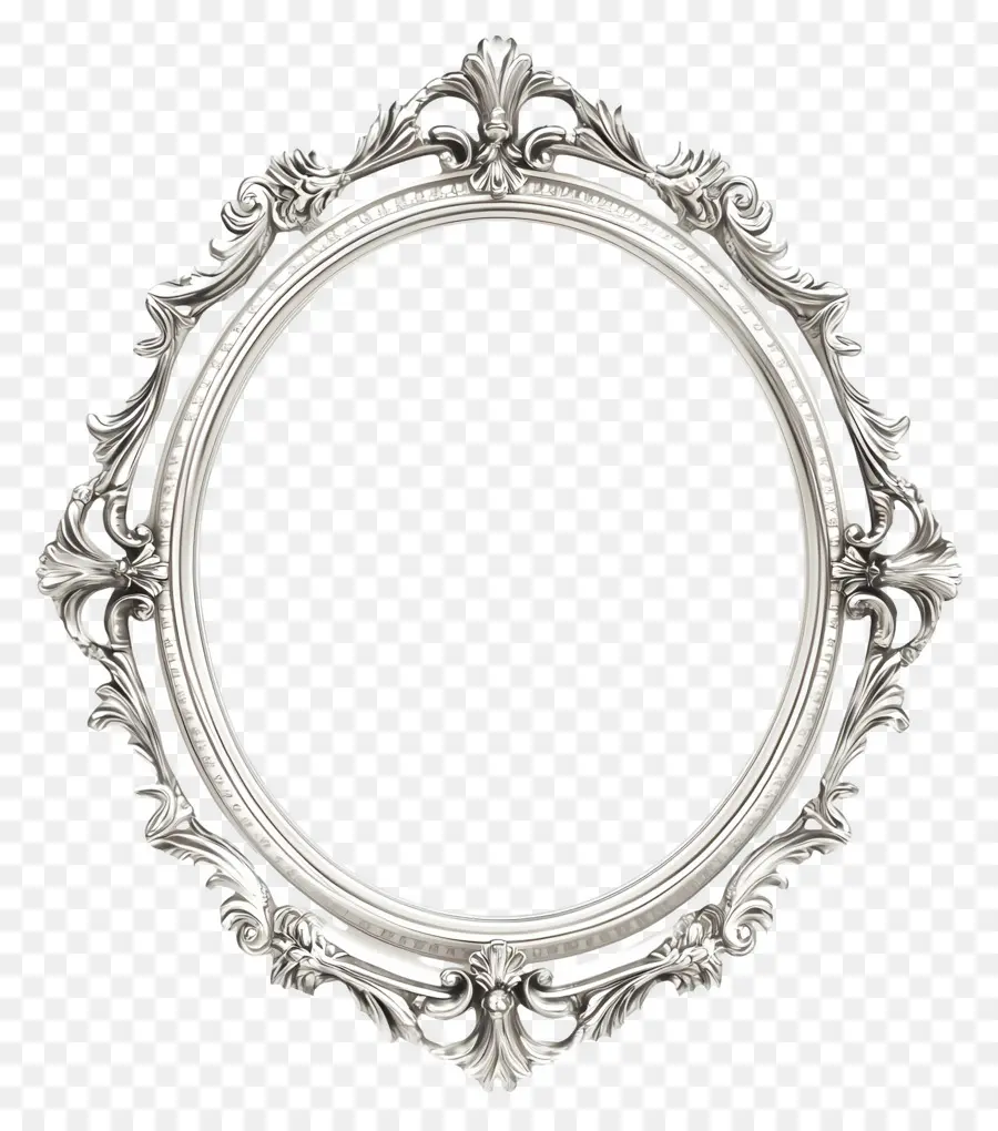 Moldura Oval Vintage，Quadro PNG