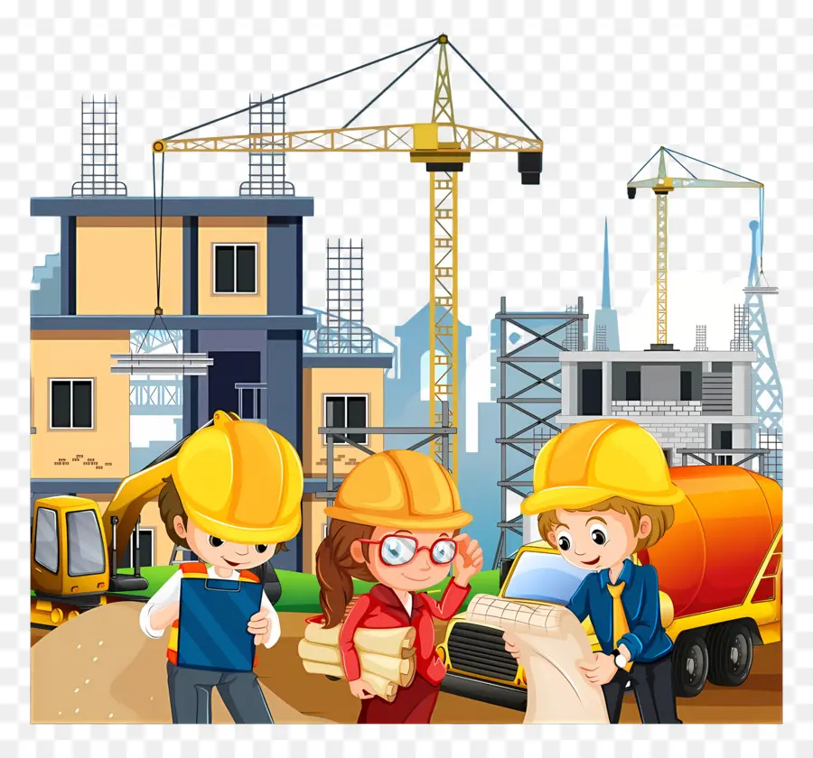 Construção，Canteiro De Obras PNG