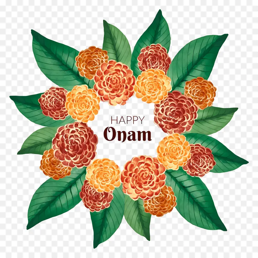 Feliz Onam，Coroa De Onam PNG