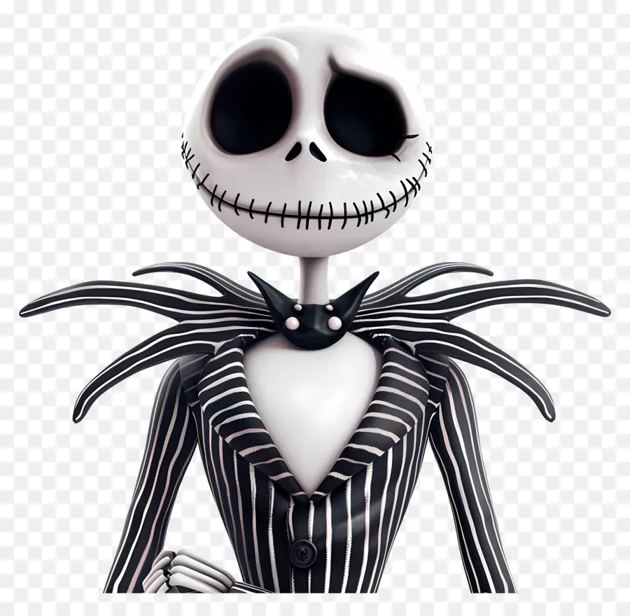 Jack Skellington，Personagem Esqueleto PNG