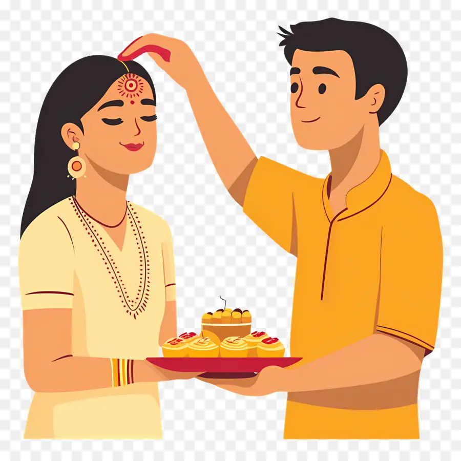 Feliz Raksha Bandhan，Cerimônia Tradicional PNG