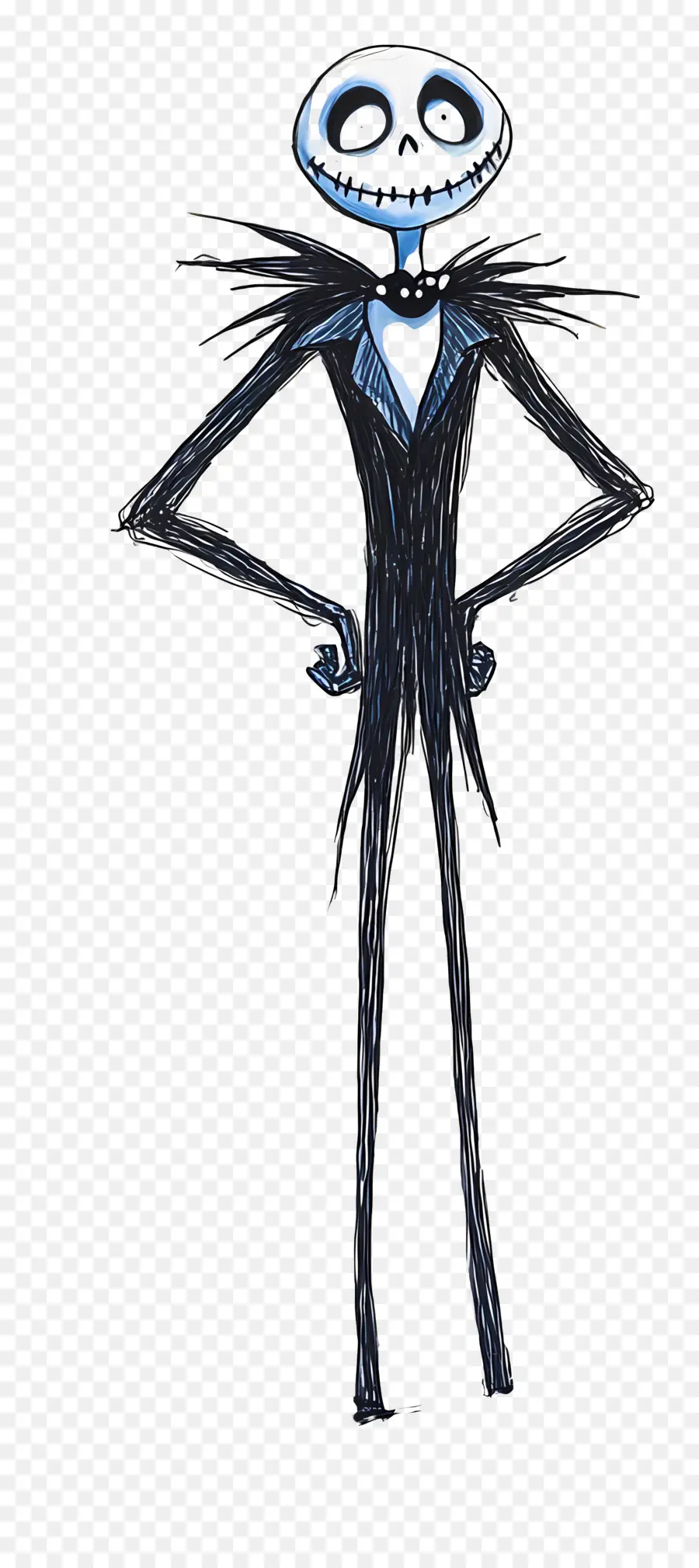 Jack Skellington，Personagem Esqueleto PNG