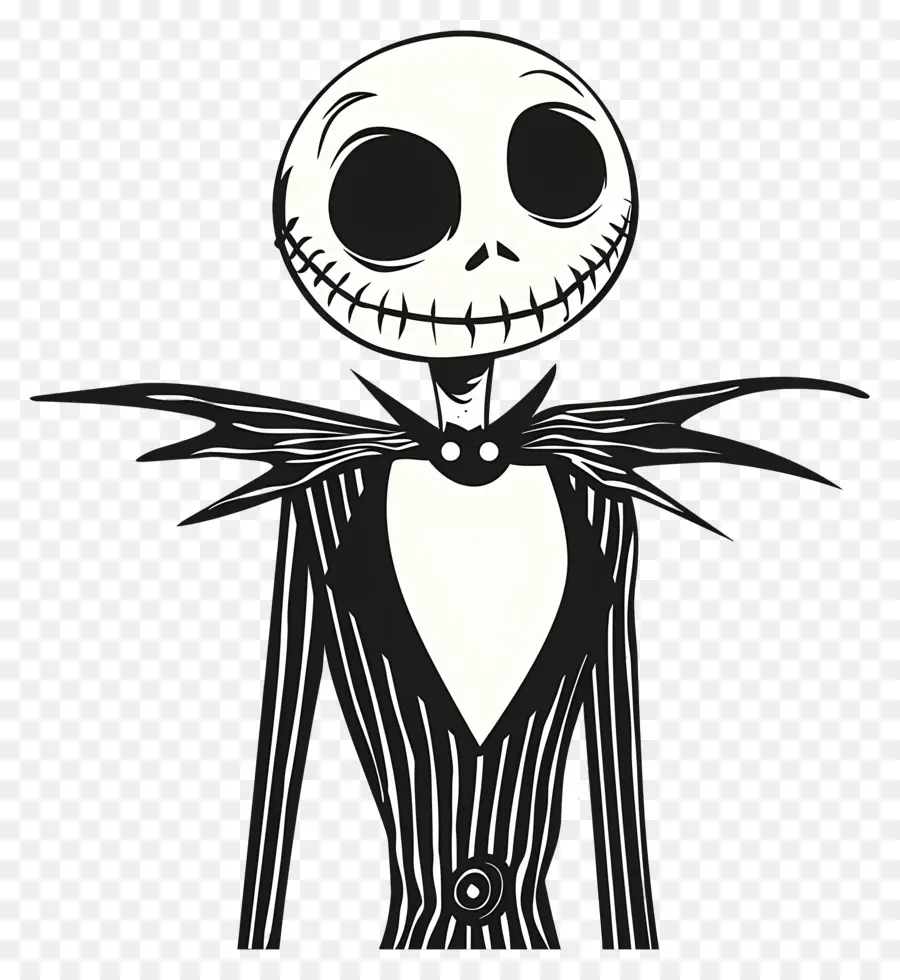 Jack Skellington，Personagem Esqueleto PNG