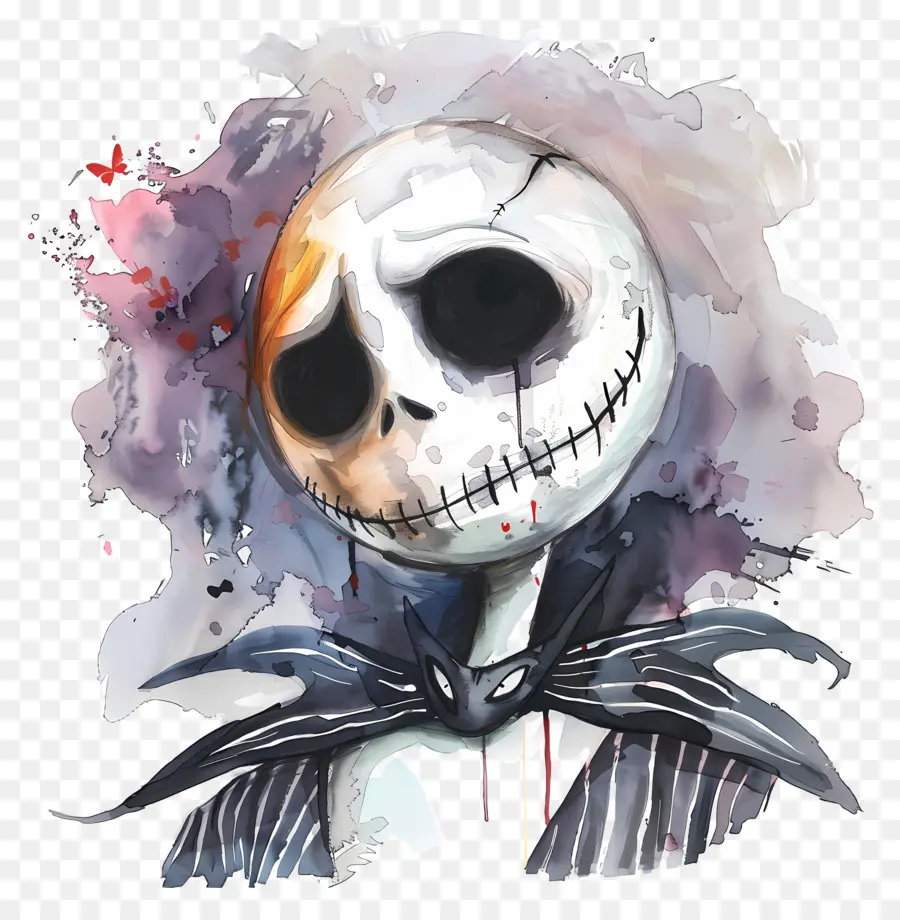 Jack Skellington，Personagem De Caveira PNG