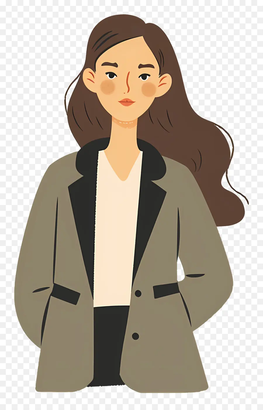 Mulher De Blazer，Mulher PNG