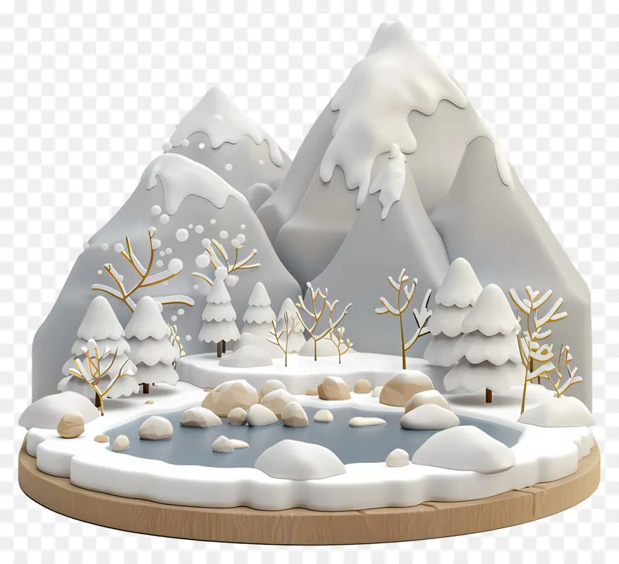 Paisagem De Neve，Paisagem Nevada PNG