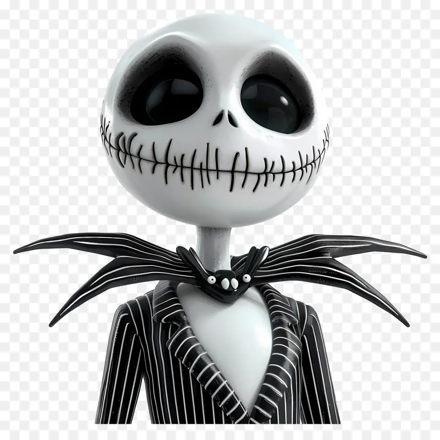 Jack Skellington，Personagem Esqueleto PNG