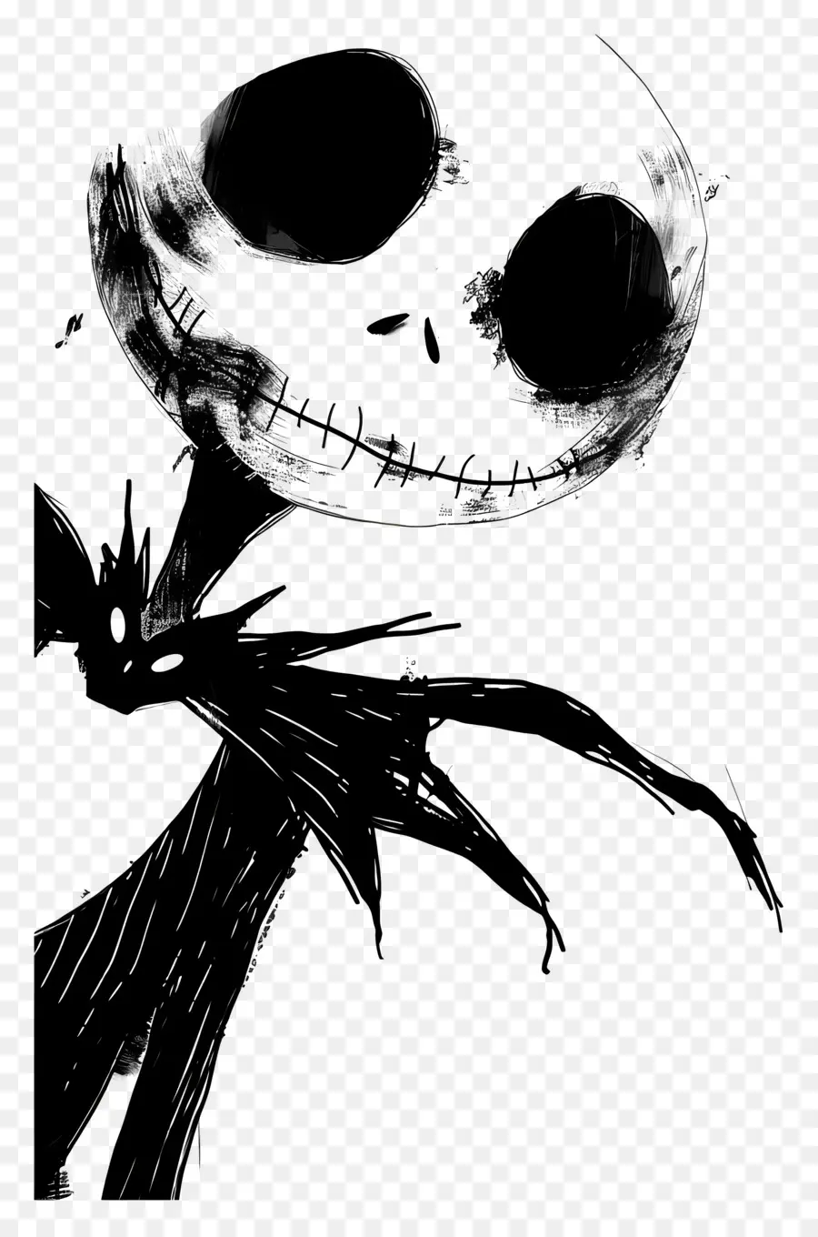 Jack Skellington，Personagem Esqueleto PNG