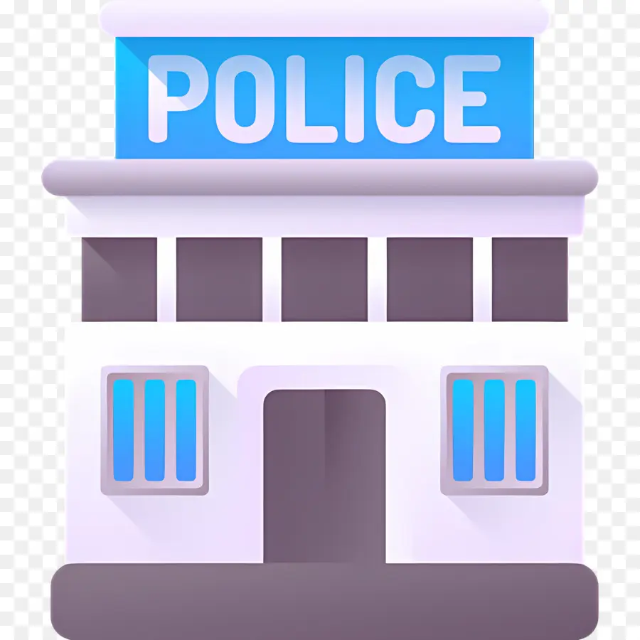 Prédio Da Polícia，Delegacia De Polícia PNG