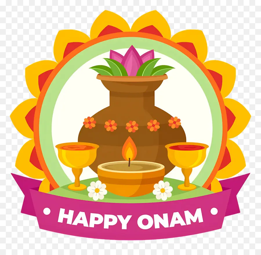 Feliz Onam，Celebração De Onam PNG