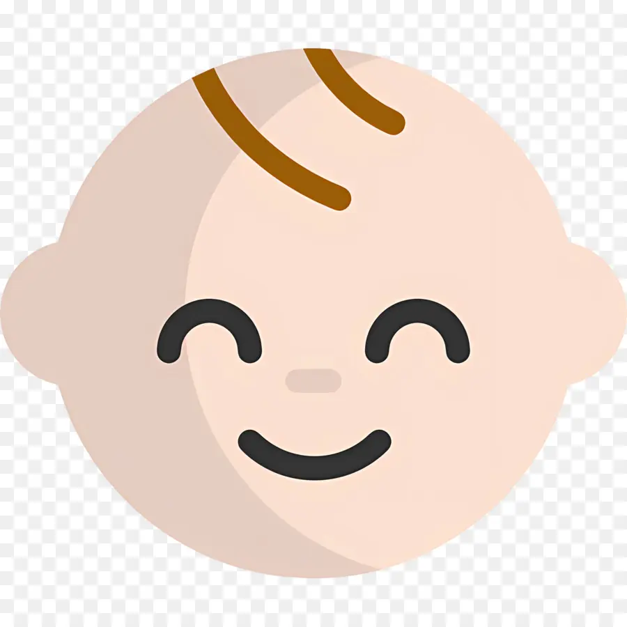 Menino，Rosto De Bebê Sorridente PNG