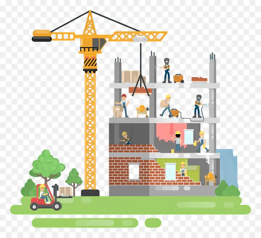 Construção，Canteiro De Obras PNG