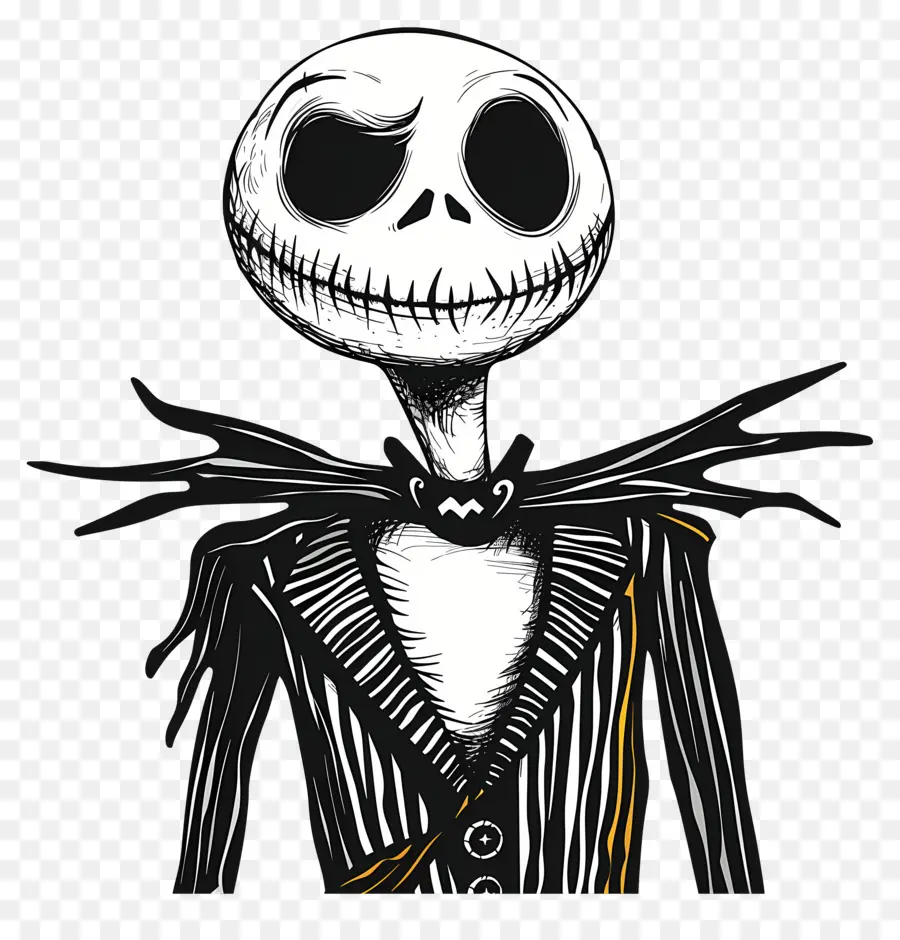 Jack Skellington，Personagem Esqueleto PNG