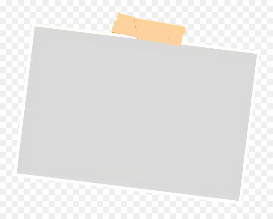 Moldura Polaroid，Papel Em Branco PNG