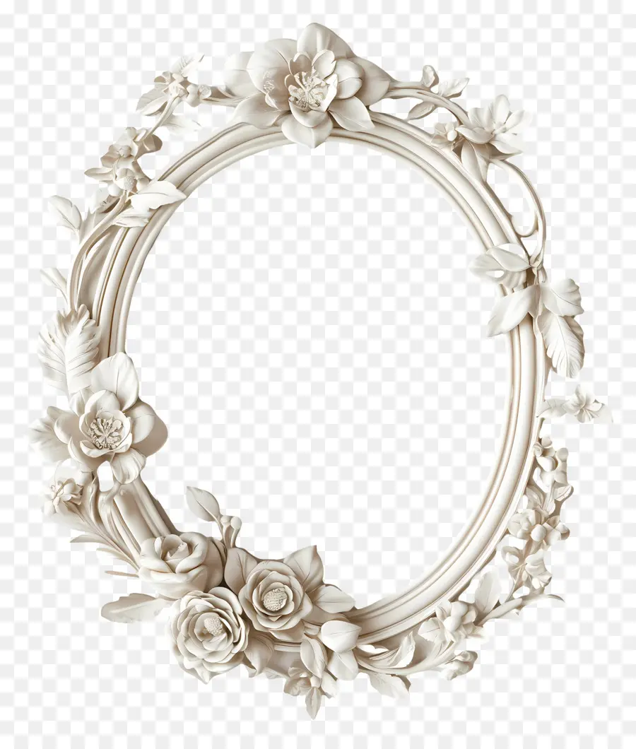 Moldura Oval Para Casamento，Moldura Decorativa PNG