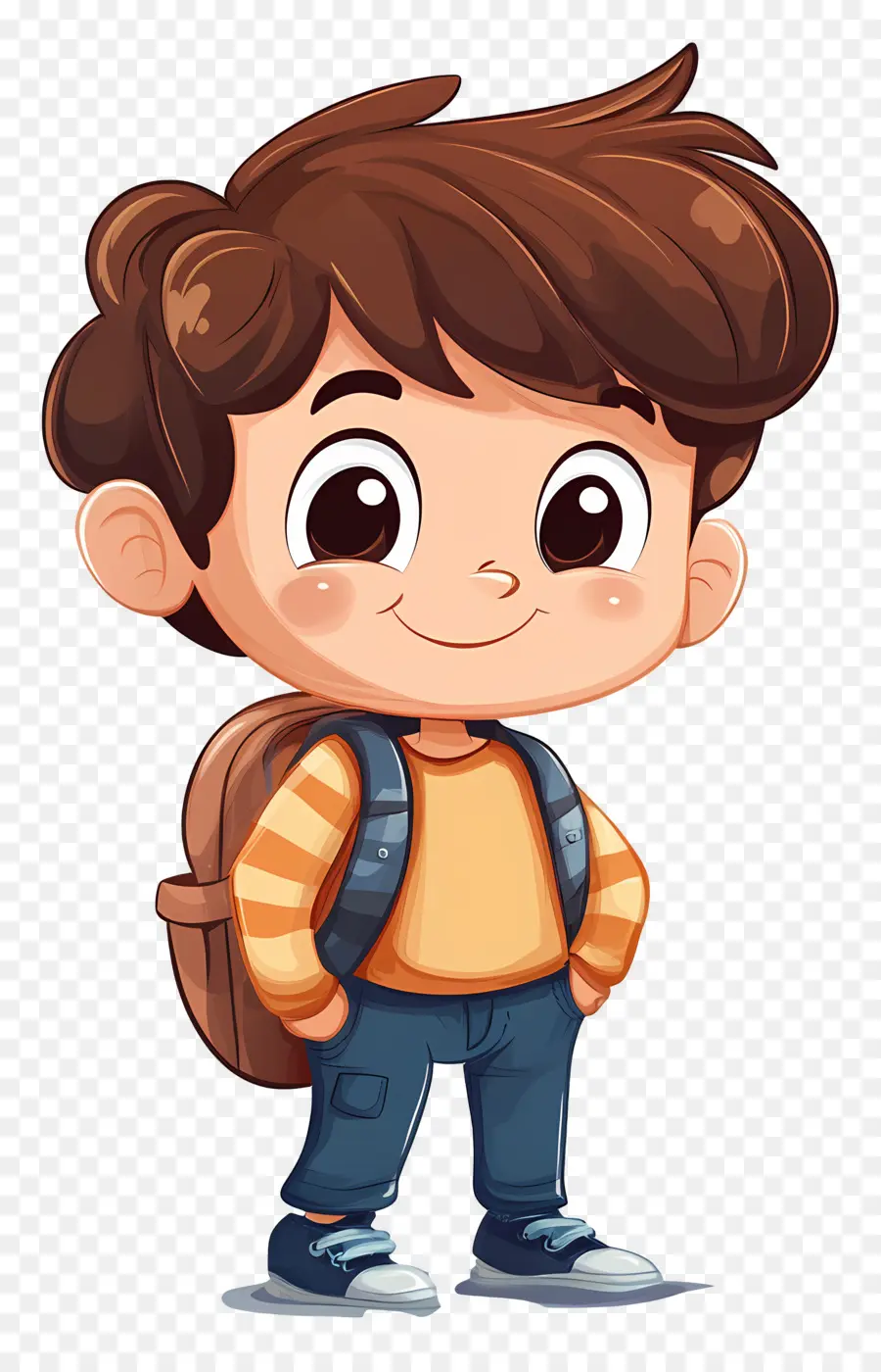 Pré Escola，Menino Dos Desenhos Animados PNG