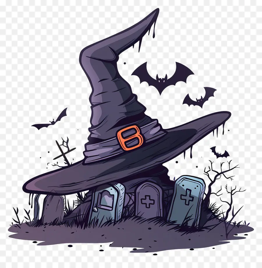 Chapéu De Bruxa De Halloween，Chapéu De Bruxa PNG