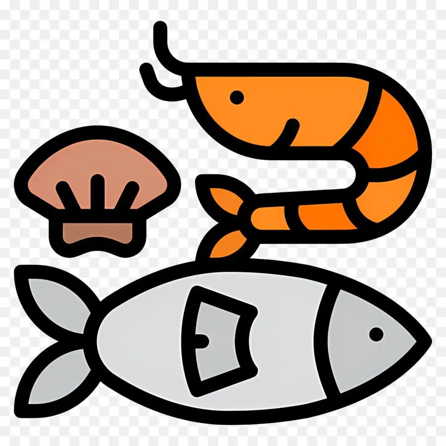 Frutos Do Mar，Peixe PNG