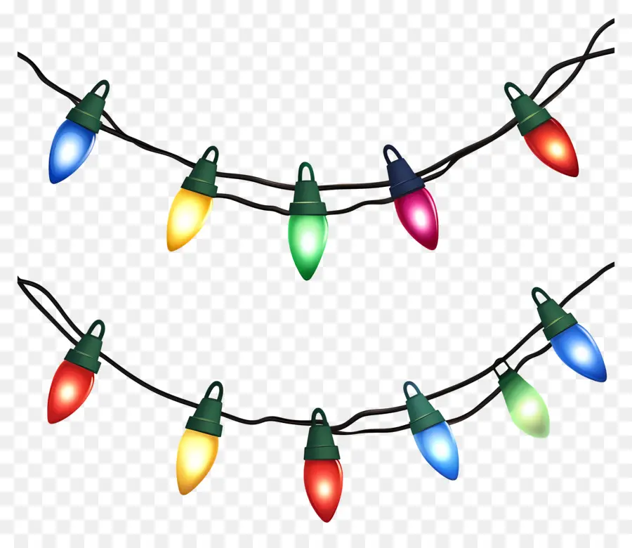 Luzes De Natal，Luzes De Corda PNG