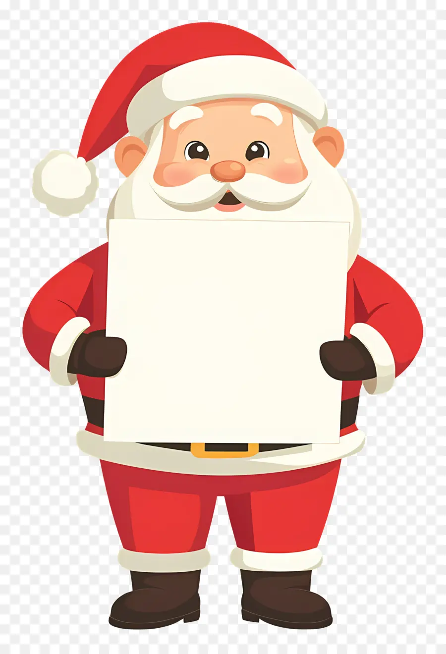 Papai Noel Segurando Uma Bandeira，Papai Noel PNG