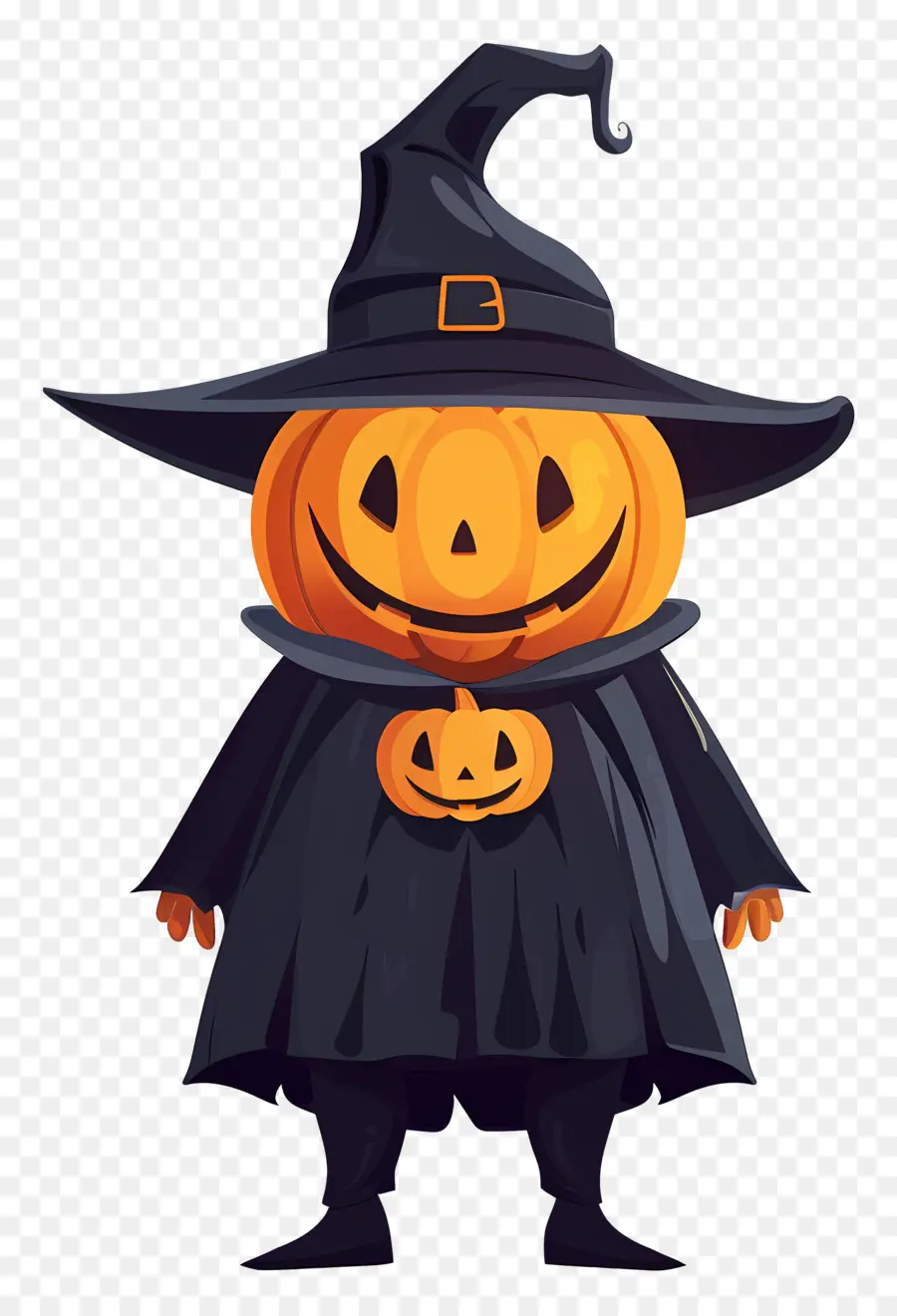 Fantasia De Halloween，Bruxa Abóbora PNG