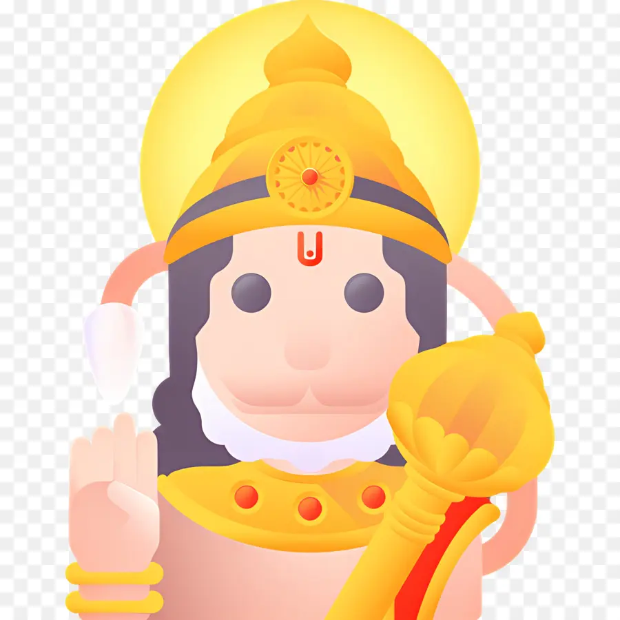 Hanuman，Personagem Dourado PNG