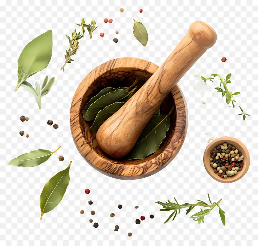 Ayurveda，Almofariz E Pilão PNG