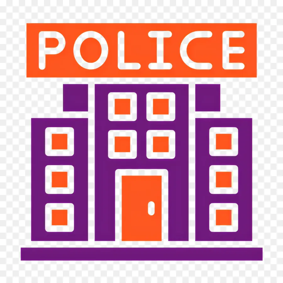 Prédio Da Polícia，Delegacia De Polícia PNG