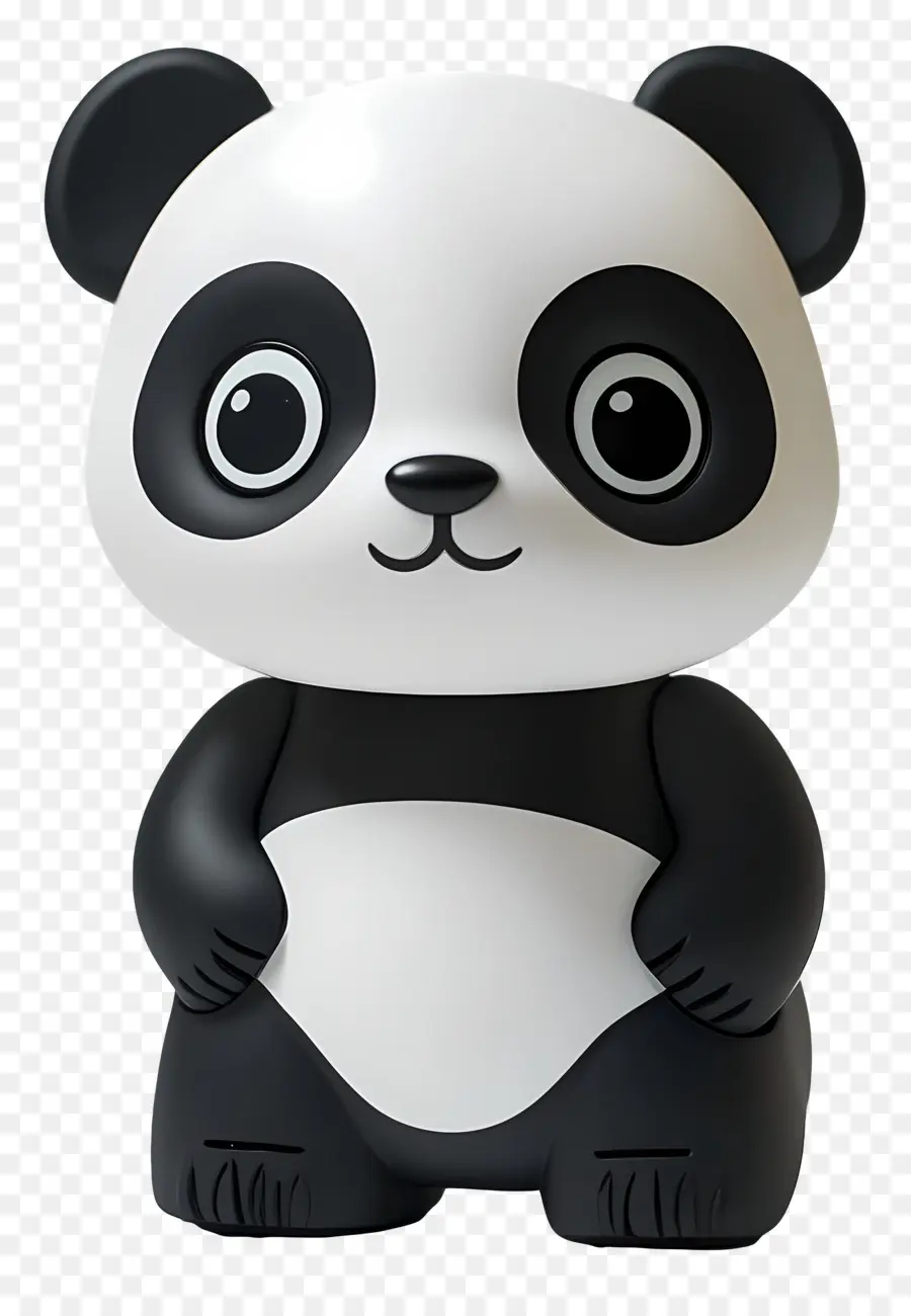 Urso Panda，Estatueta De Panda PNG