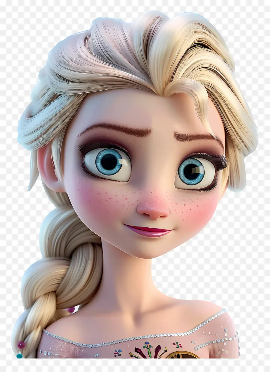 Princesa Elsa，Personagem Animado PNG