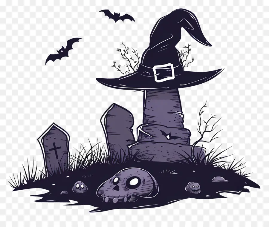 Chapéu De Bruxa De Halloween，Chapéu De Bruxa PNG