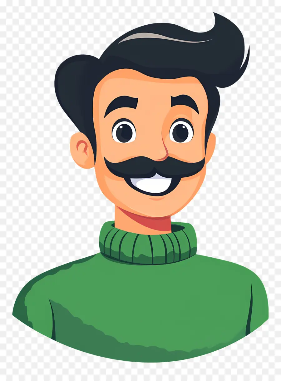 Homem Bigodudo，Homem Com Bigode PNG