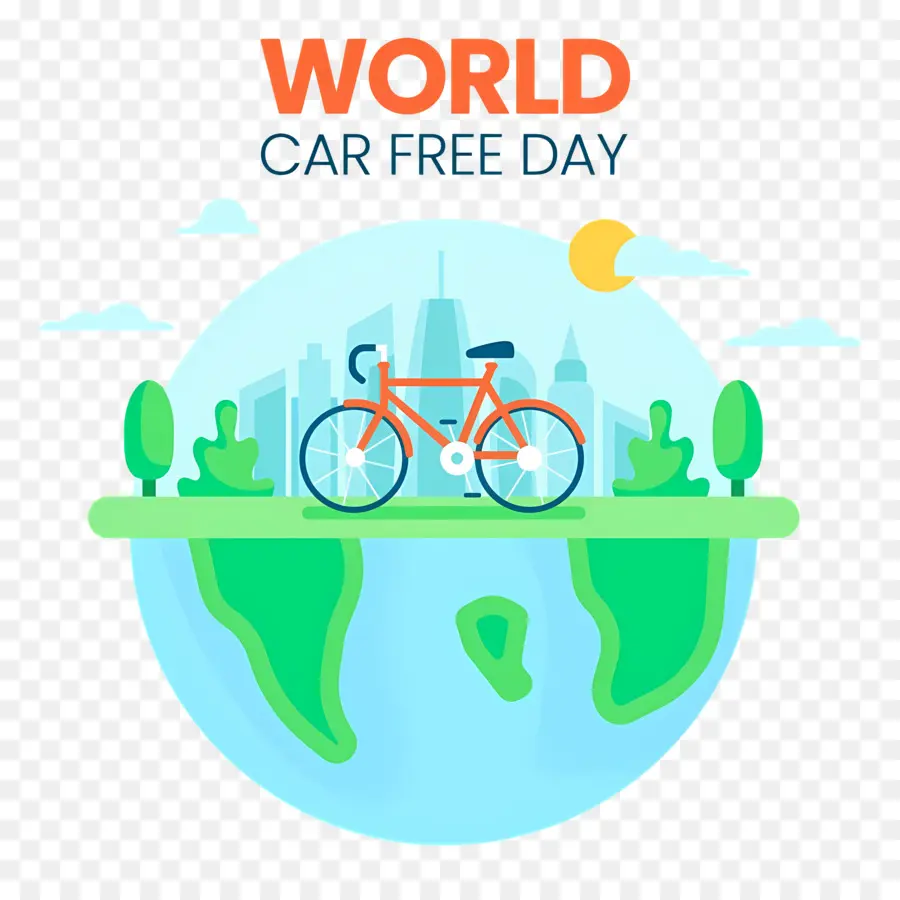 Dia Mundial Sem Carro，Bicicleta PNG